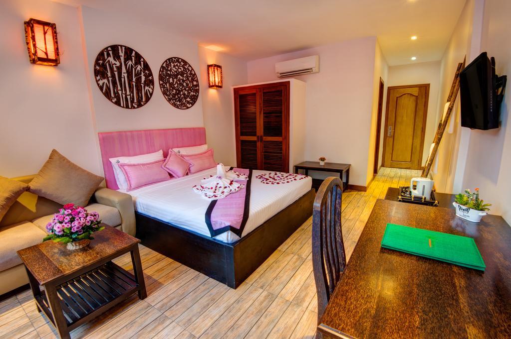 Bamboo Forest Boutique Villa Sziemreap Szoba fotó
